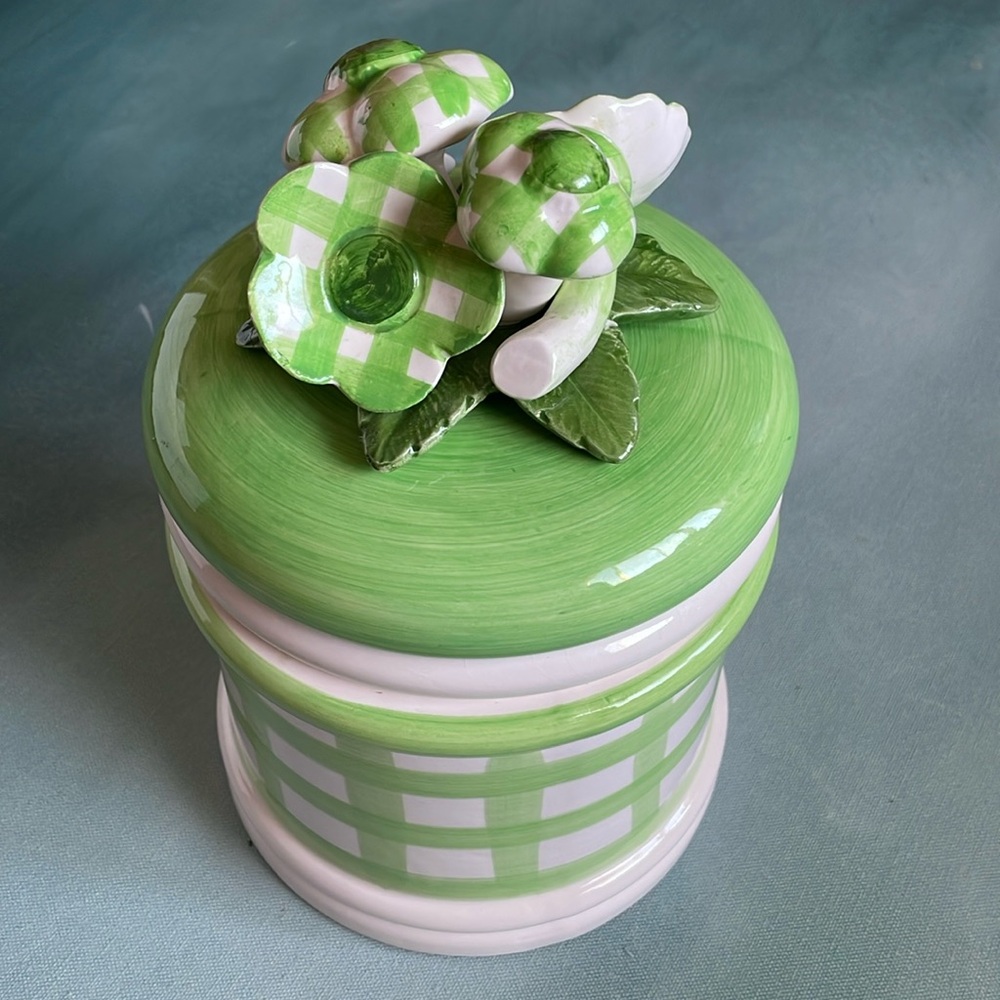 Vintage 1970s Seymour Mann Country Casual Cookie Jar Canister Cottagecore